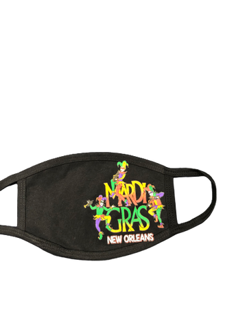 Antifaz de bufón de Mardi Gras
