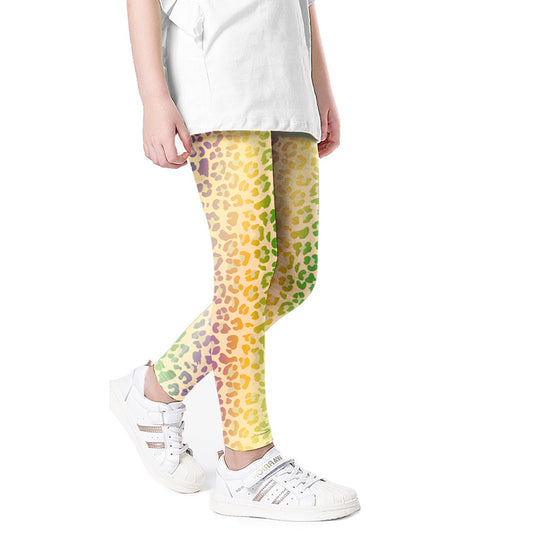 Leggings de elastano para jóvenes - Leopardo