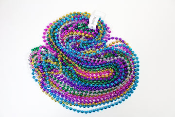 Collar de cuentas multicolor de Mardi Gras