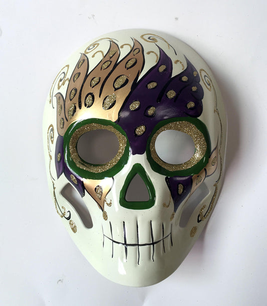Masque intégral Tête de Mort Mexicaine