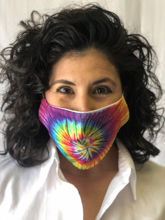 Mascarilla Tie Dye Arcoíris