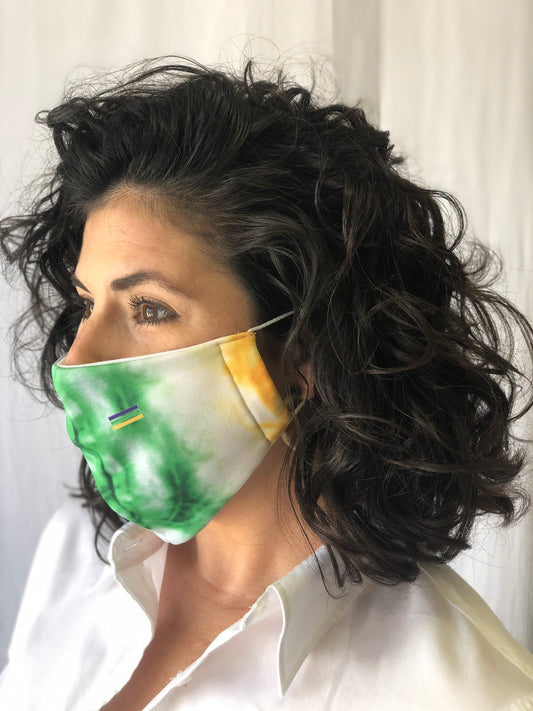 Masque facial dégradé Mardi Gras
