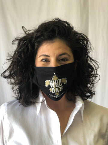 Máscara facial de "Who Dat"