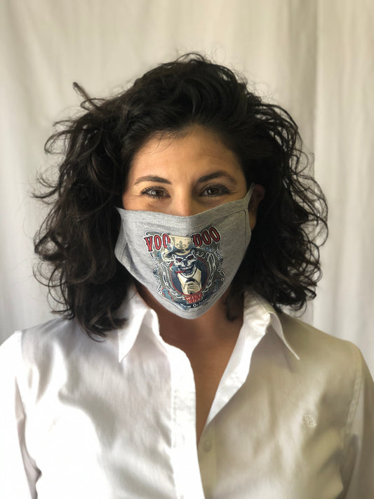 Masque Vaudou (Gris)