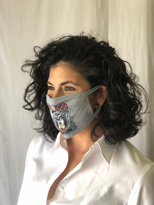 Masque Vaudou (Gris)