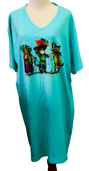 Chemise de nuit Chats Pirates