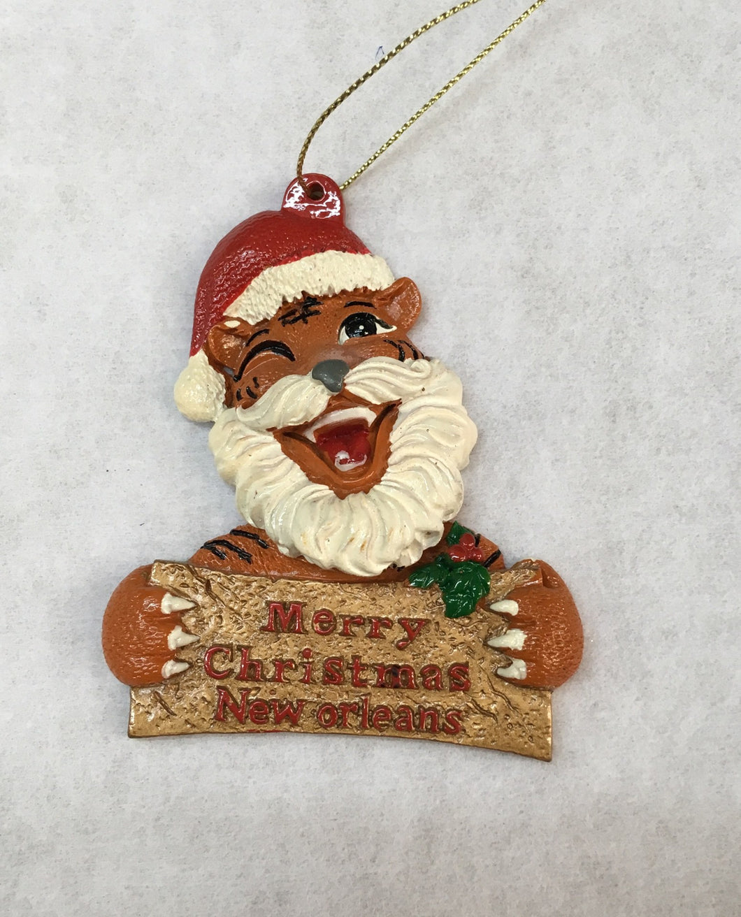 Jolly Christmas Tiger Ornament