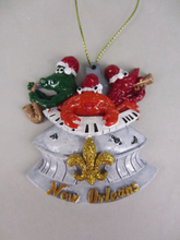 Alligator, Crab and Crawfish Superdome Ornament