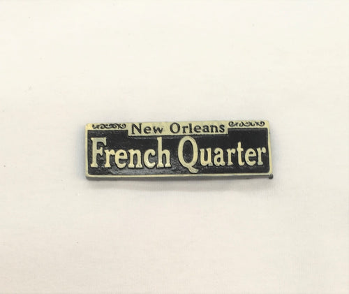 French Quarter Street Sign Magnet