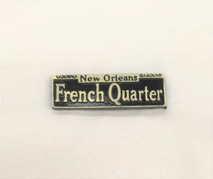 French Quarter Street Sign Magnet