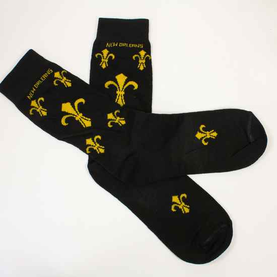 Fleur de Lis Socks