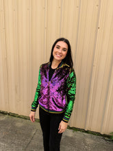 Sequin Jacket Purple, Green, and Gold Adult Classic