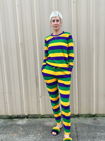 Conjunto de salón/pijama de rugby para adultos
