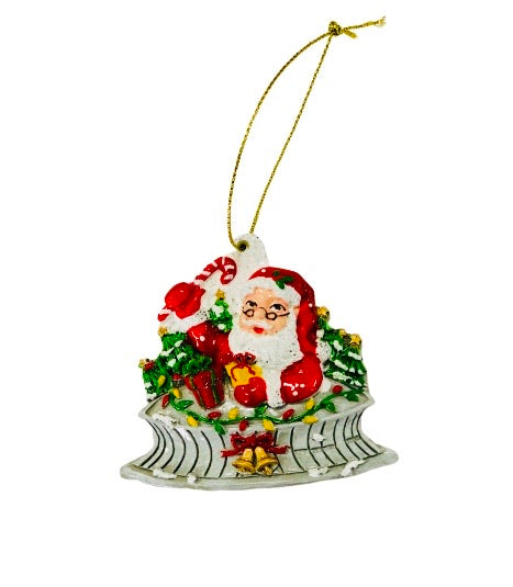 Santa on the Superdome Christmas Ornament