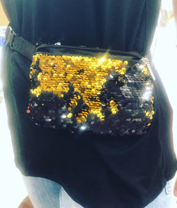 New Orleans Black and Gold Bag