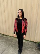 Sequin Jacket Red and Gold Adult Classic