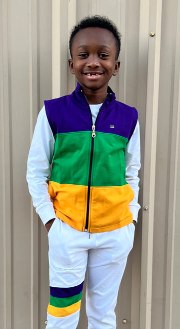 Gilet sans manches zippé Rugby Youth Wide Panel