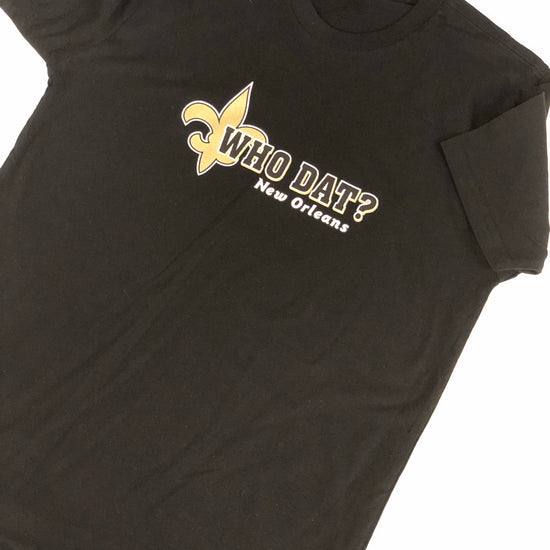 Who Dat Black and Gold T-shirt