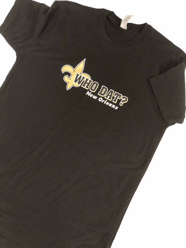 Who Dat Black and Gold T-shirt