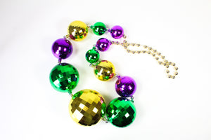 Mardi Gras Disco Bauble Beads