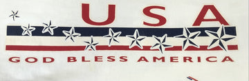 Camiseta Barras y Estrellas "God Bless America"