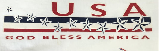 Camiseta Barras y Estrellas "God Bless America"